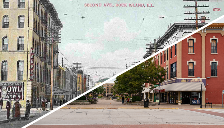 Second Avenue, Rock Island, Illinois