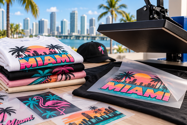 DTF Transfers Miami: A Guide to Custom Transfers for T-Shirts and Apparel