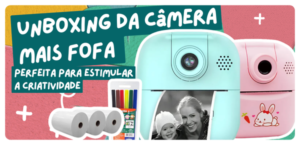 🎉 Unboxing da Câmera Mais Fofa do Momento! 📸✨