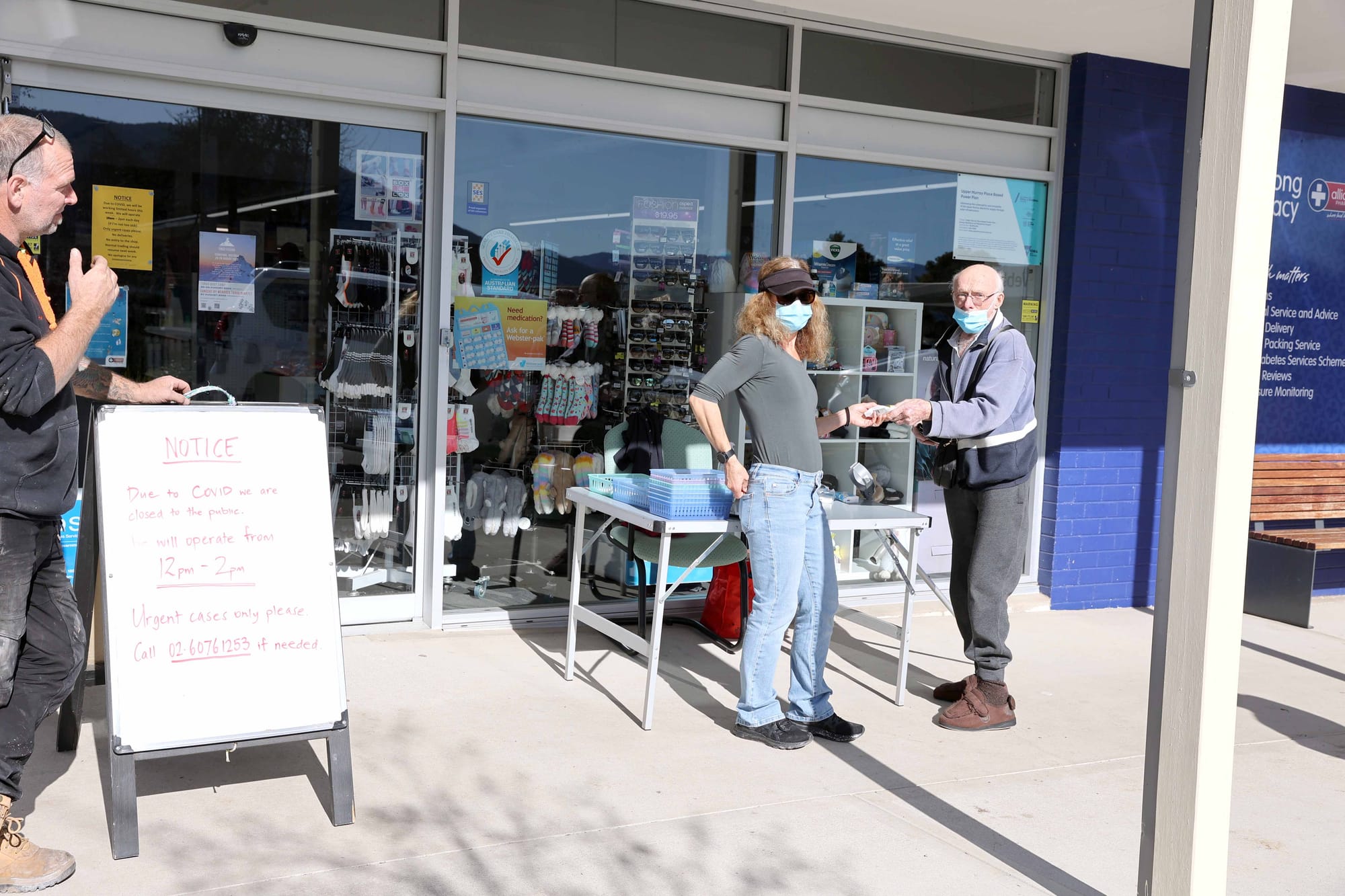 Covid-hit pharmacy reduces hours