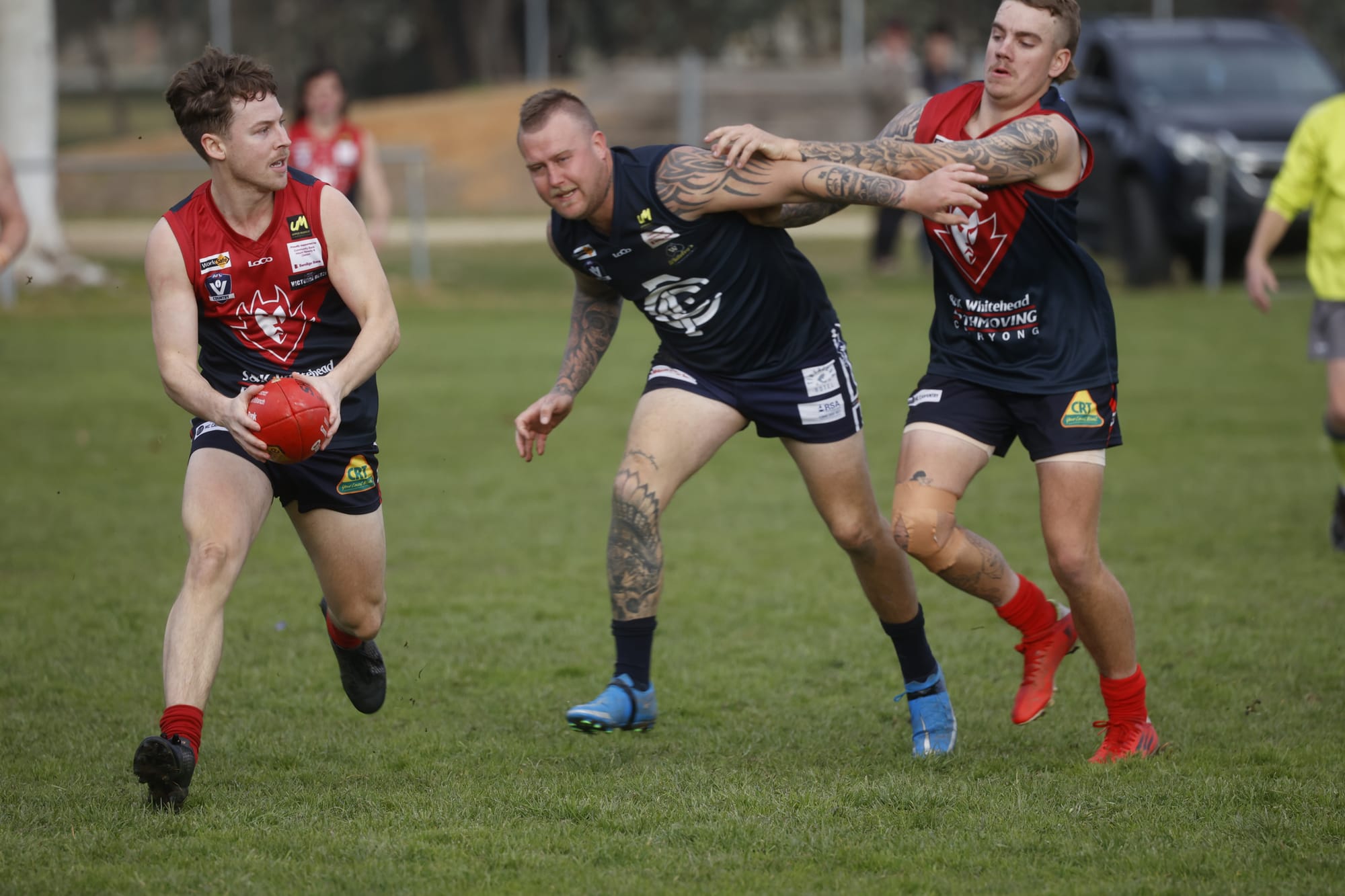 Bottom pair cop hidings in local football