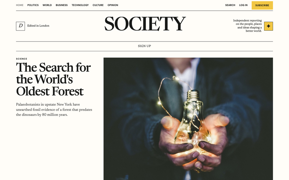 Society Ghost theme screenshot