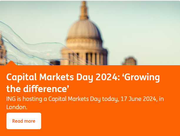 ING: presenteert ambitieuze strategie op Capital Markets Day  - informatie - visie aandeel