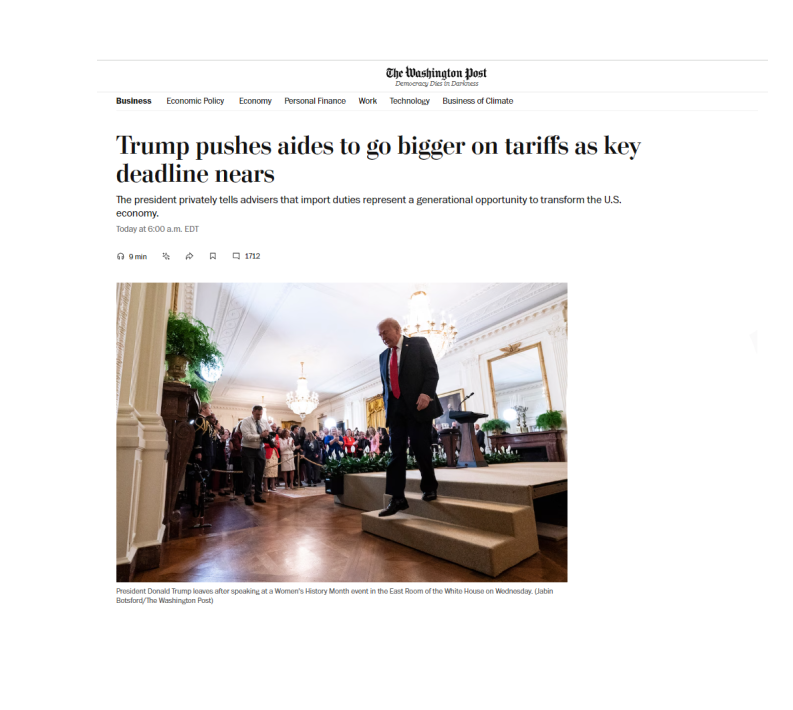 Sancties Trump: Nog hogere tarieven en handelsoorlog tot maximum opvoeren