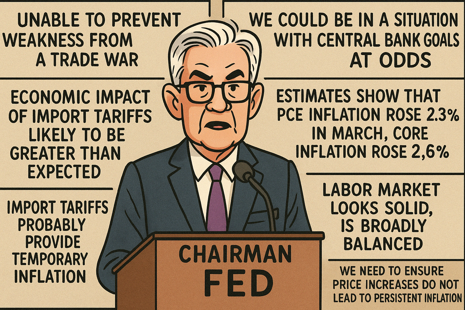 Fed is onzekerheid: Powell waarschuwt voor blijvende inflatie