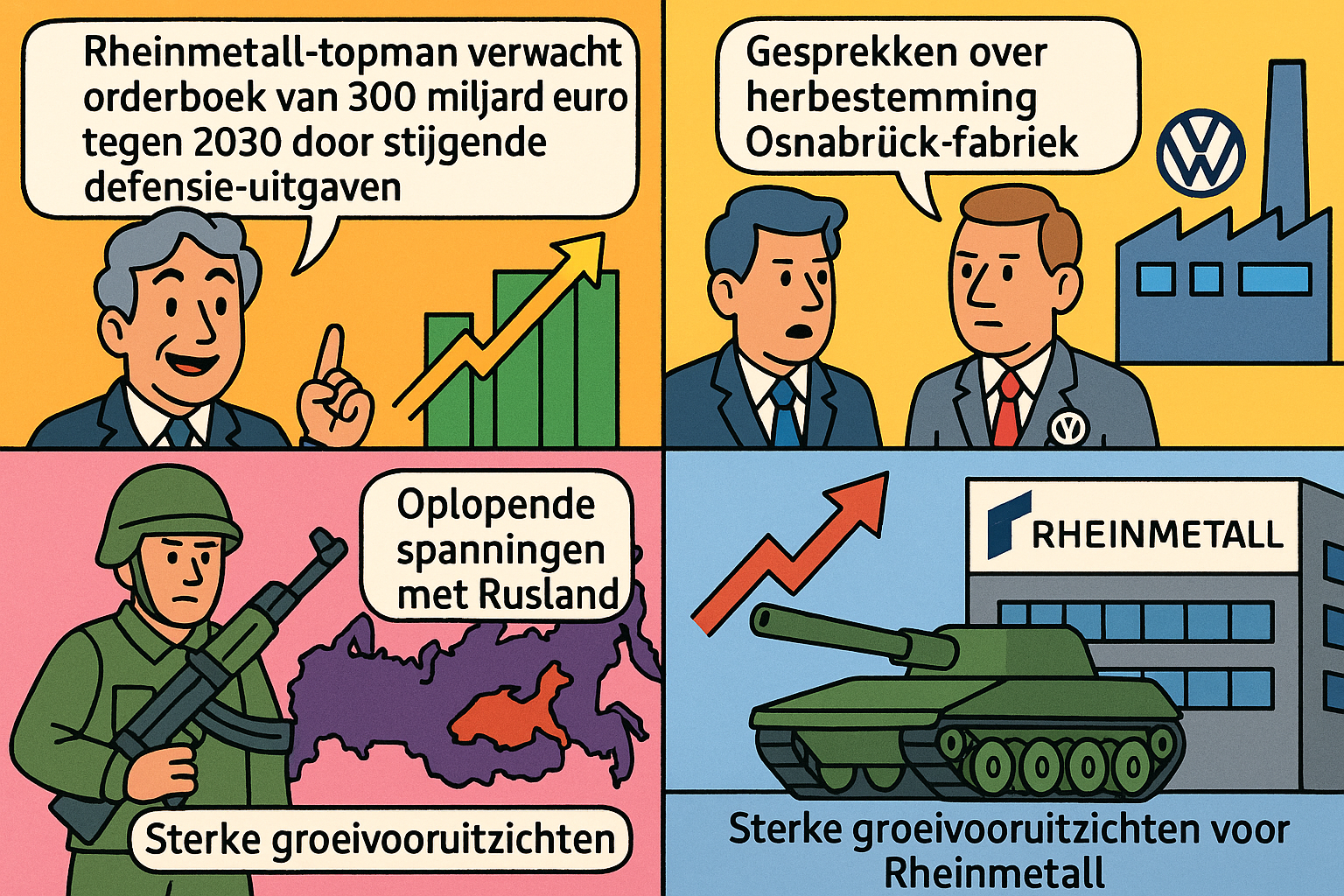 Rheinmetall ziet orderboek richting 300 miljard euro stijgen: Het aandeel en meer