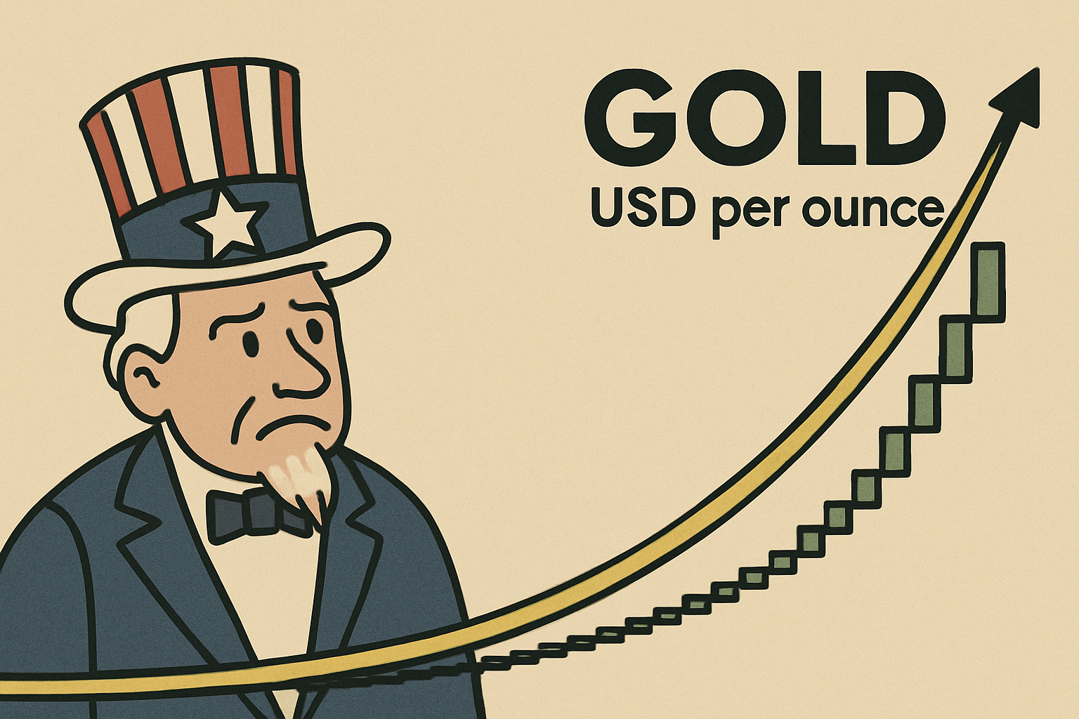 🚀 Goud nieuwe all time highs en profiteert als veilige haven: Gekocht op 2072 dollar