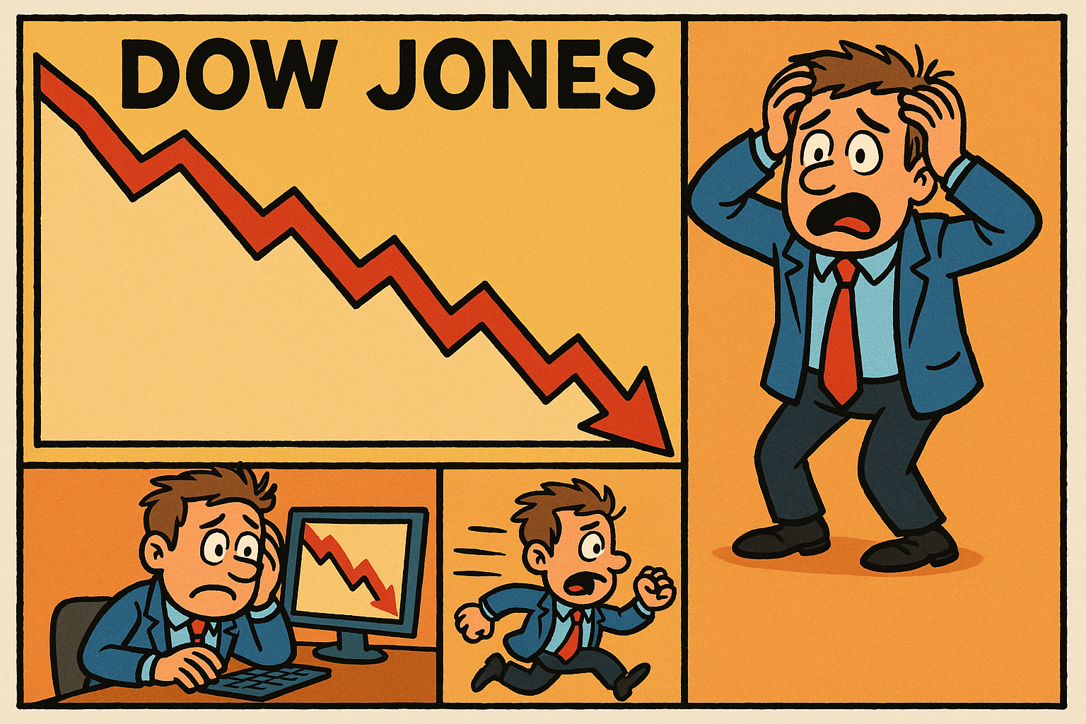 Dow Jones beleeft slechtste april sinds 1932 door vertrouwenscrisis