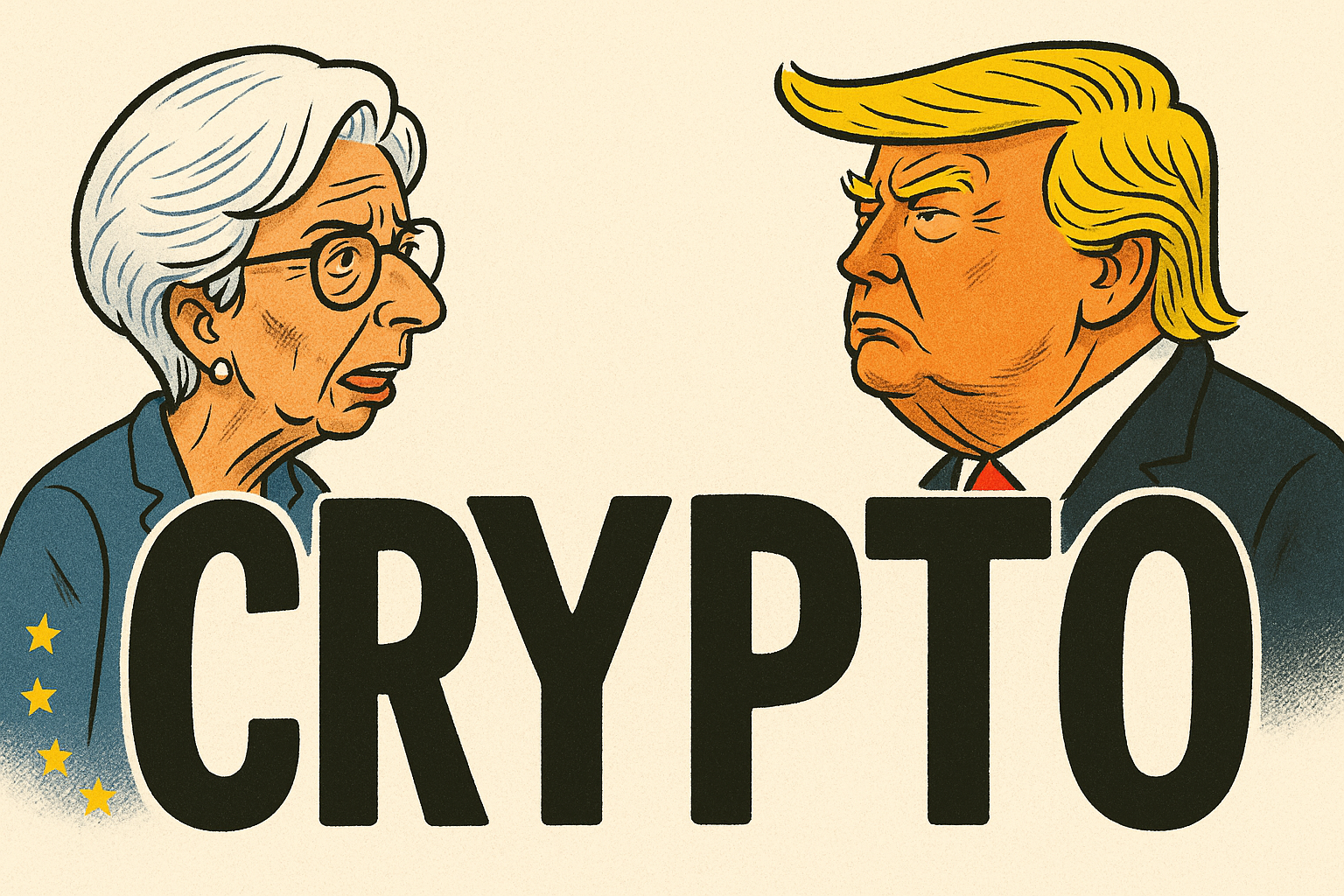 Crypto: EU en ECB botsen over risico Amerikaanse stablecoins onder Trump