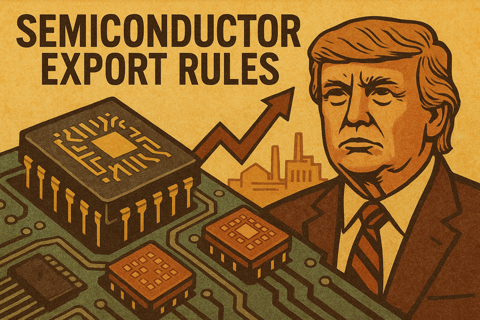 Chips: Trump wil exportregels veranderen - Toch kans dieptepunt gepasseerd