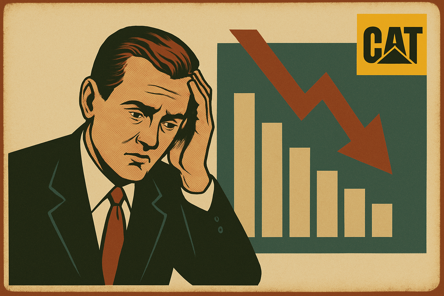 Caterpillar: zwakke onderliggende cijfers: Visie op het aandeel