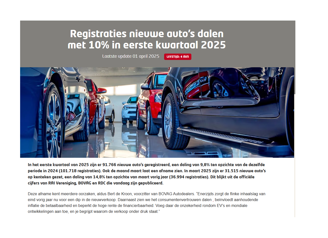 Tesla: Cijfers van Bovag tonen zwakte