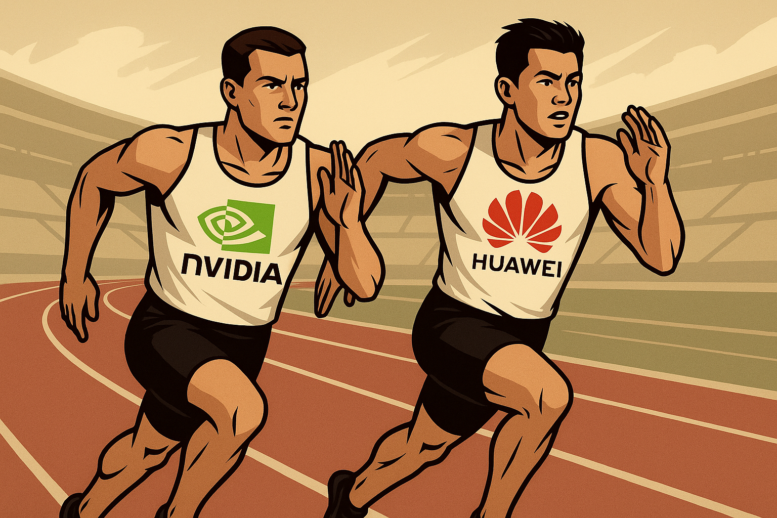 NVIDIA en Huawei in sprint om de beste chips: Wie gaat er winnen?