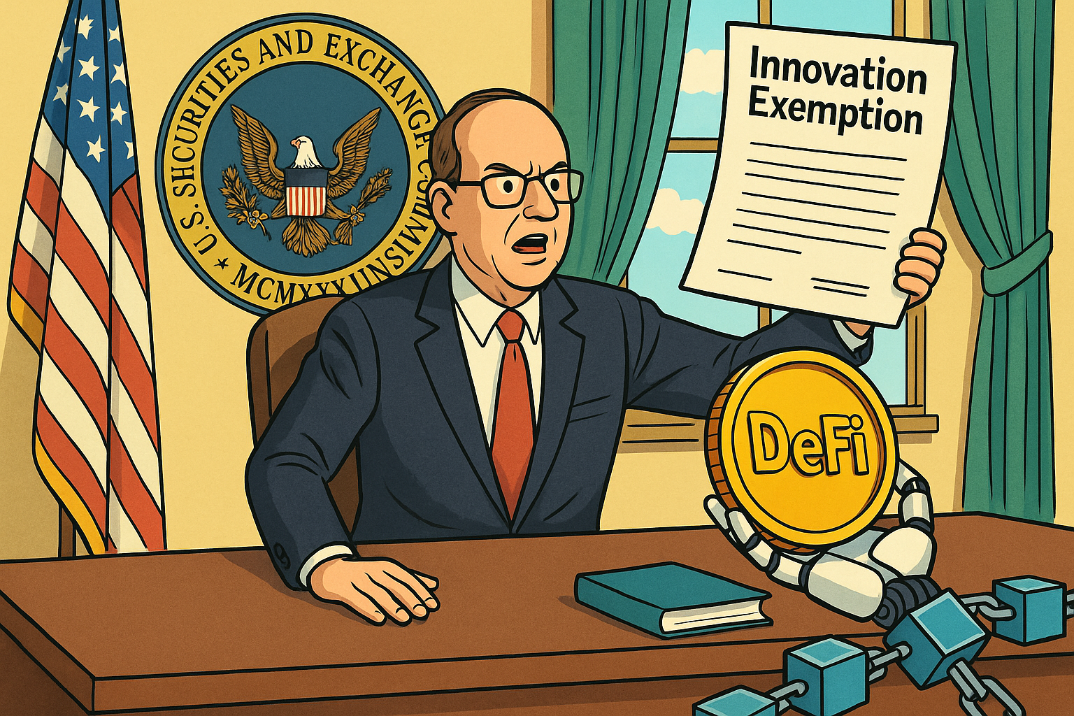 Crypto: SEC werkt aan innovation exemption voor DeFi-platforms