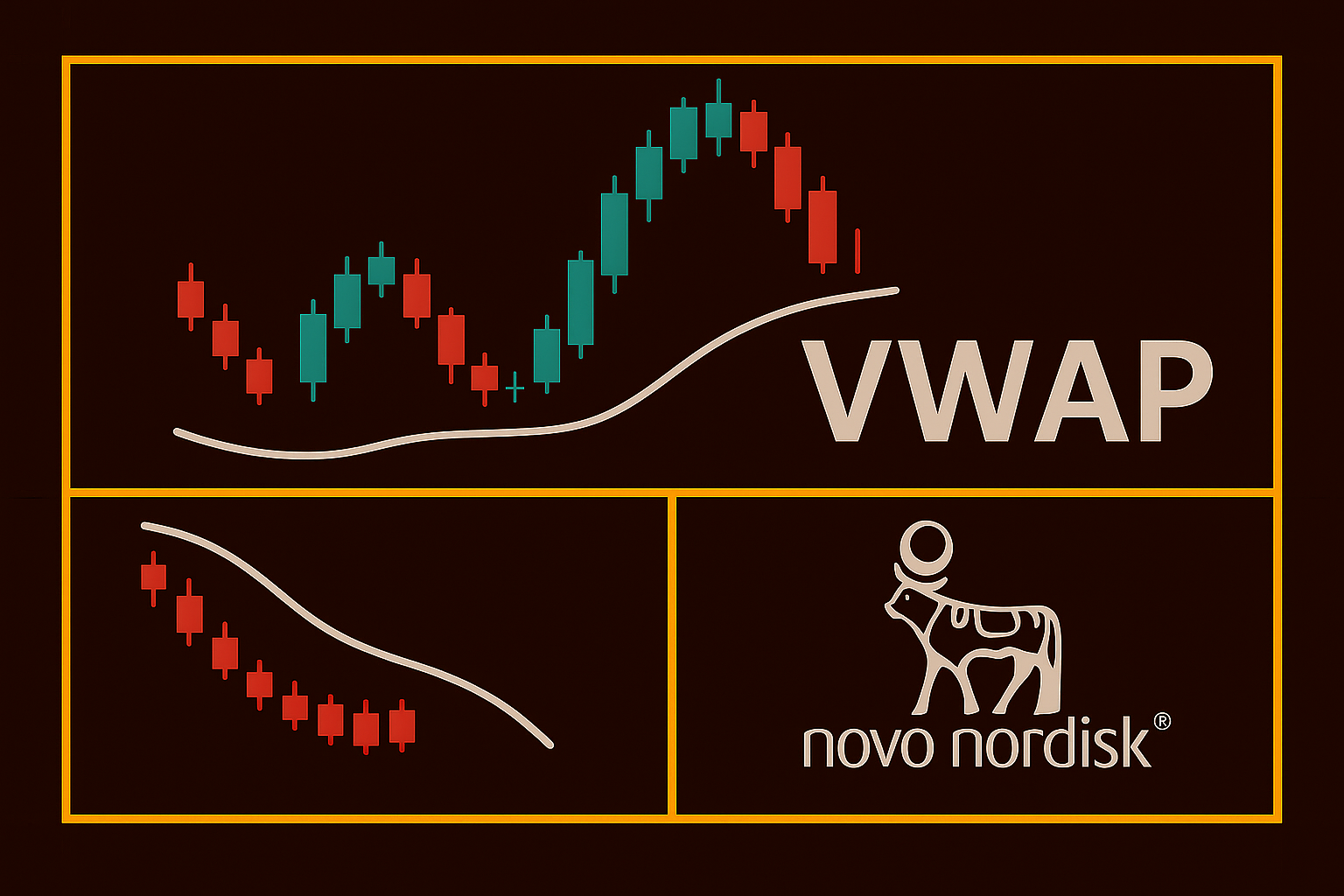 ✖️ Novo Nordisk en de VWAP: Nadert nieuwe test in meer bullish patroon