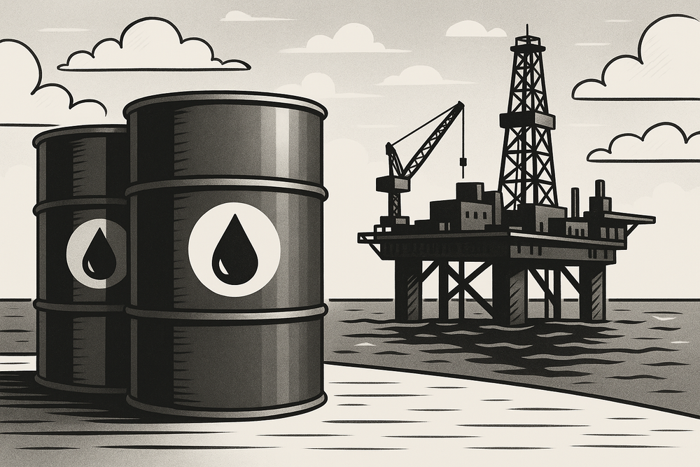 Olie sterk gedaald: Risico premie loopt uit de koers - Kans op verdere daling