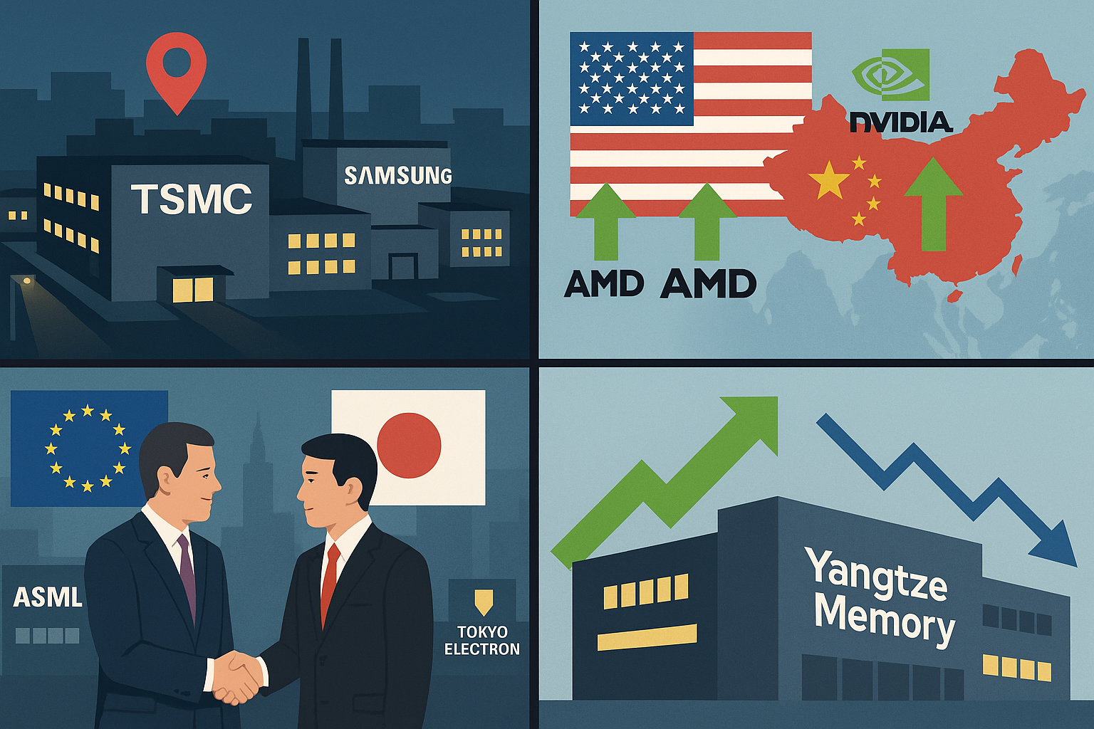 Chips: VS overwegen intrekken vrijstellingen bedrijven uit Zuid-Korea en Taiwan voor China