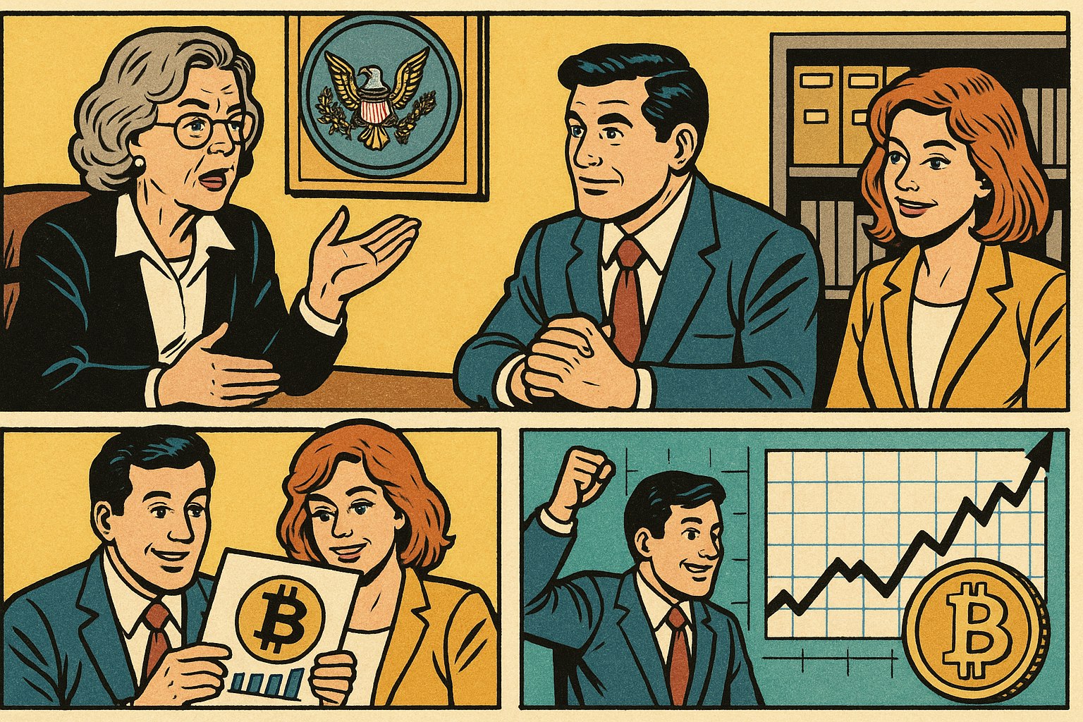 Crypto: SEC-commissaris Peirce: ETF's met in-kind transacties ‘zeker op komst’