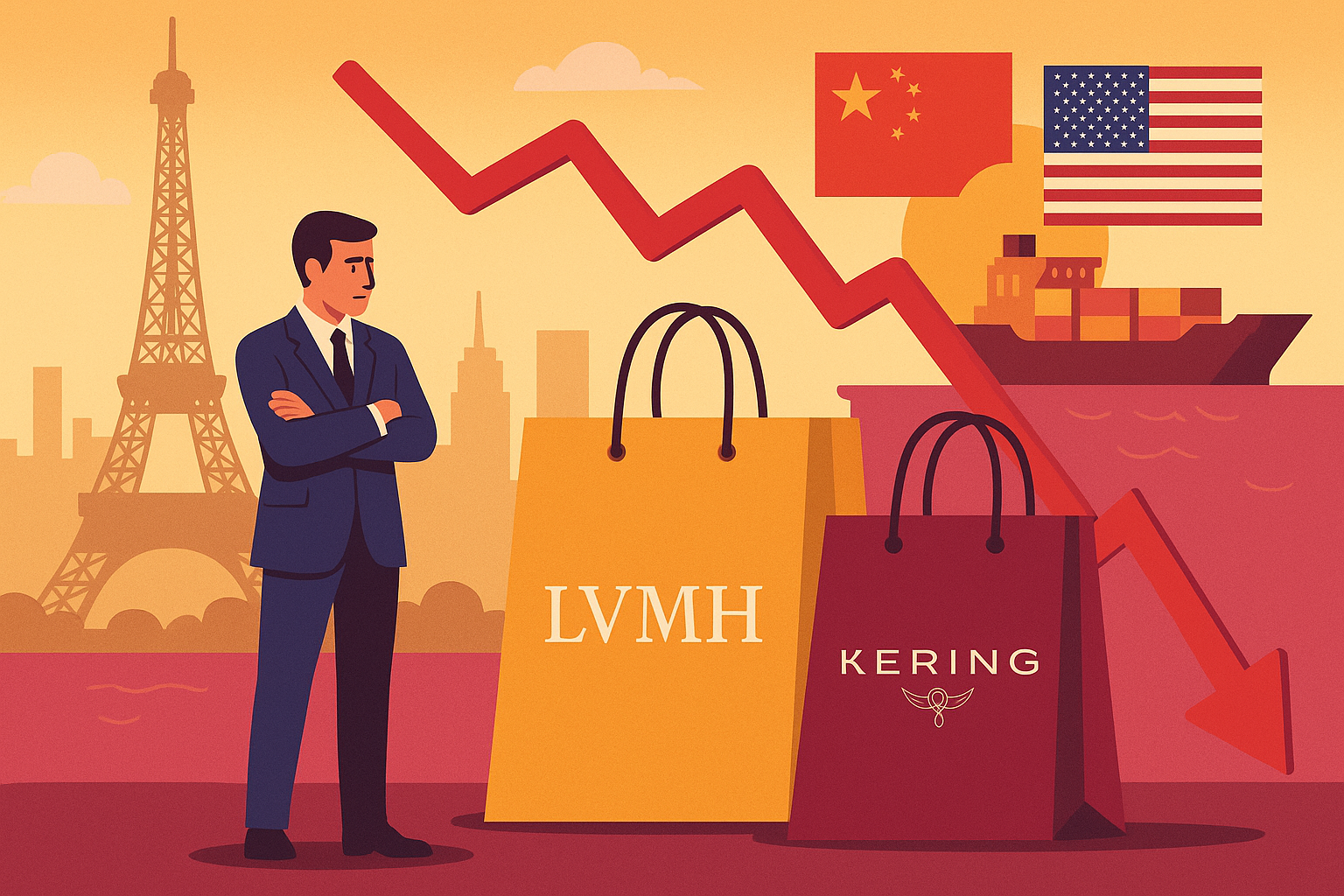 Luxe-aandelen in Parijs blijven achter: Reden kans draai ergens komende kwartalen