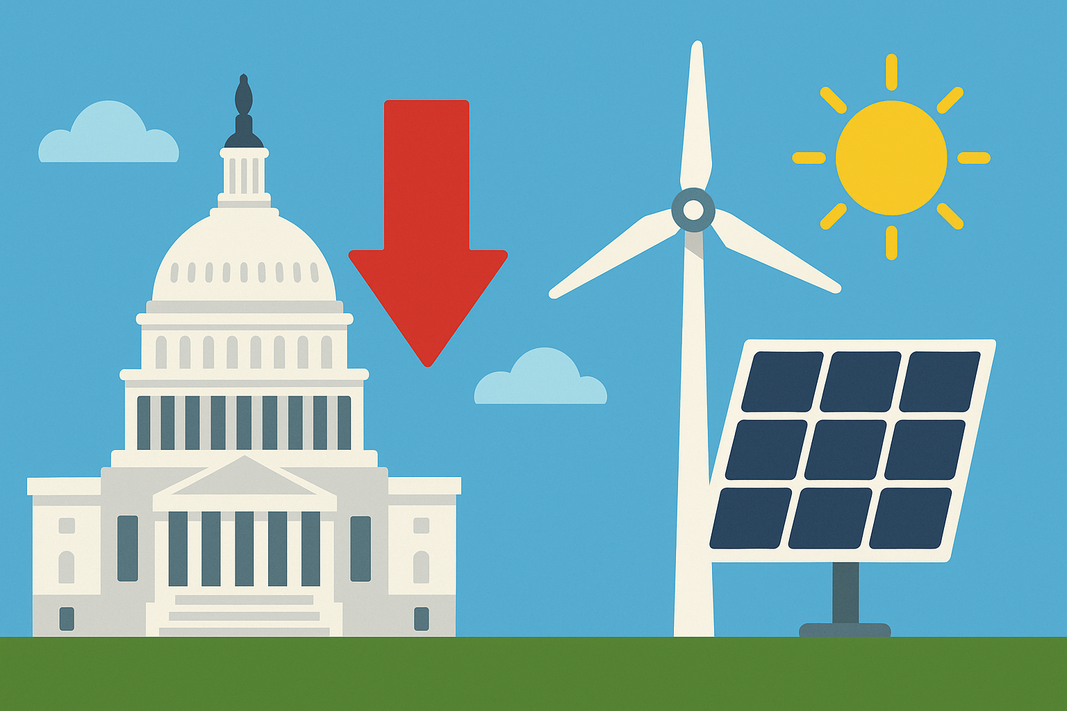 Solar & wind tijdelijk gered in OBBB: Structurele afzwakking blijft - FUR - SIF