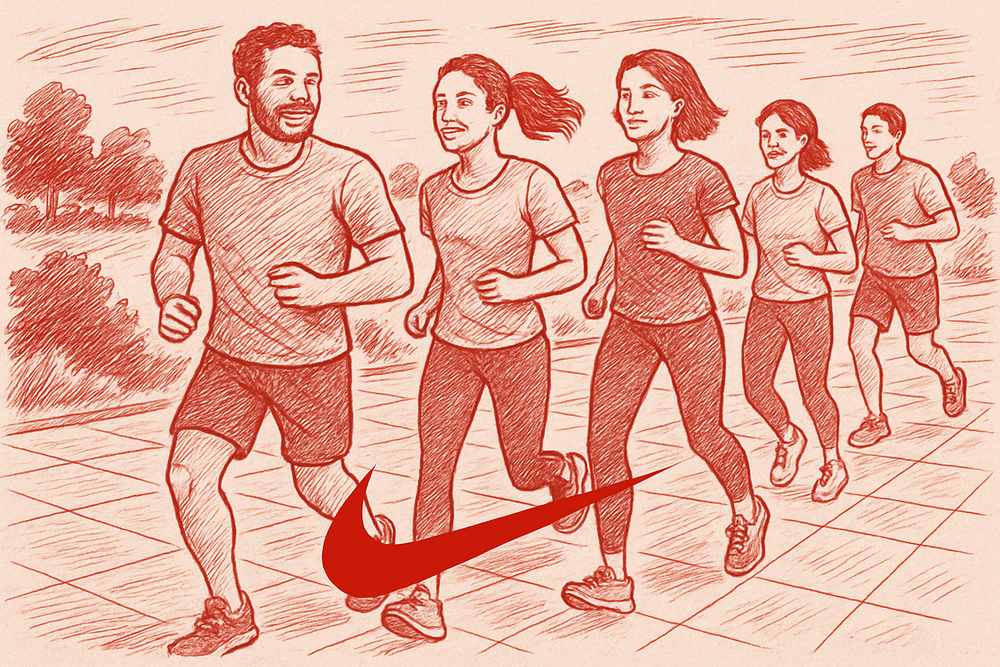 Nike hoger in slappe markt: Een positief signaal