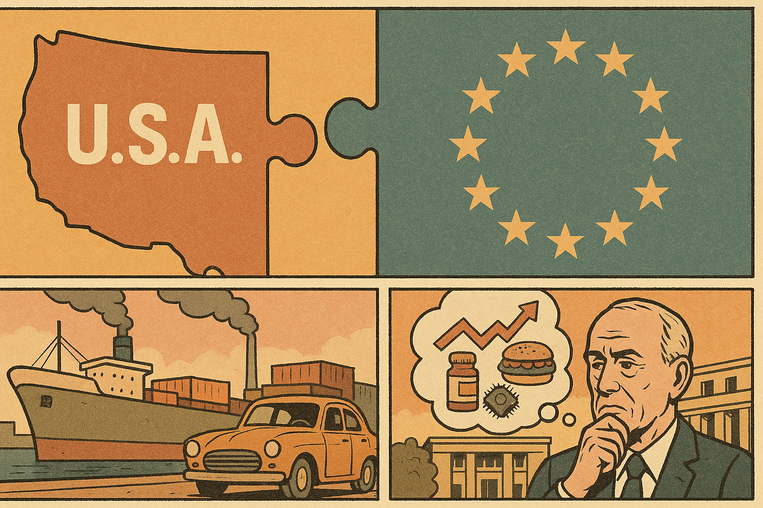 Tarieven EU-VS stuit op zware kritiek: Economisch nadelig voor Europa en gunstig VS