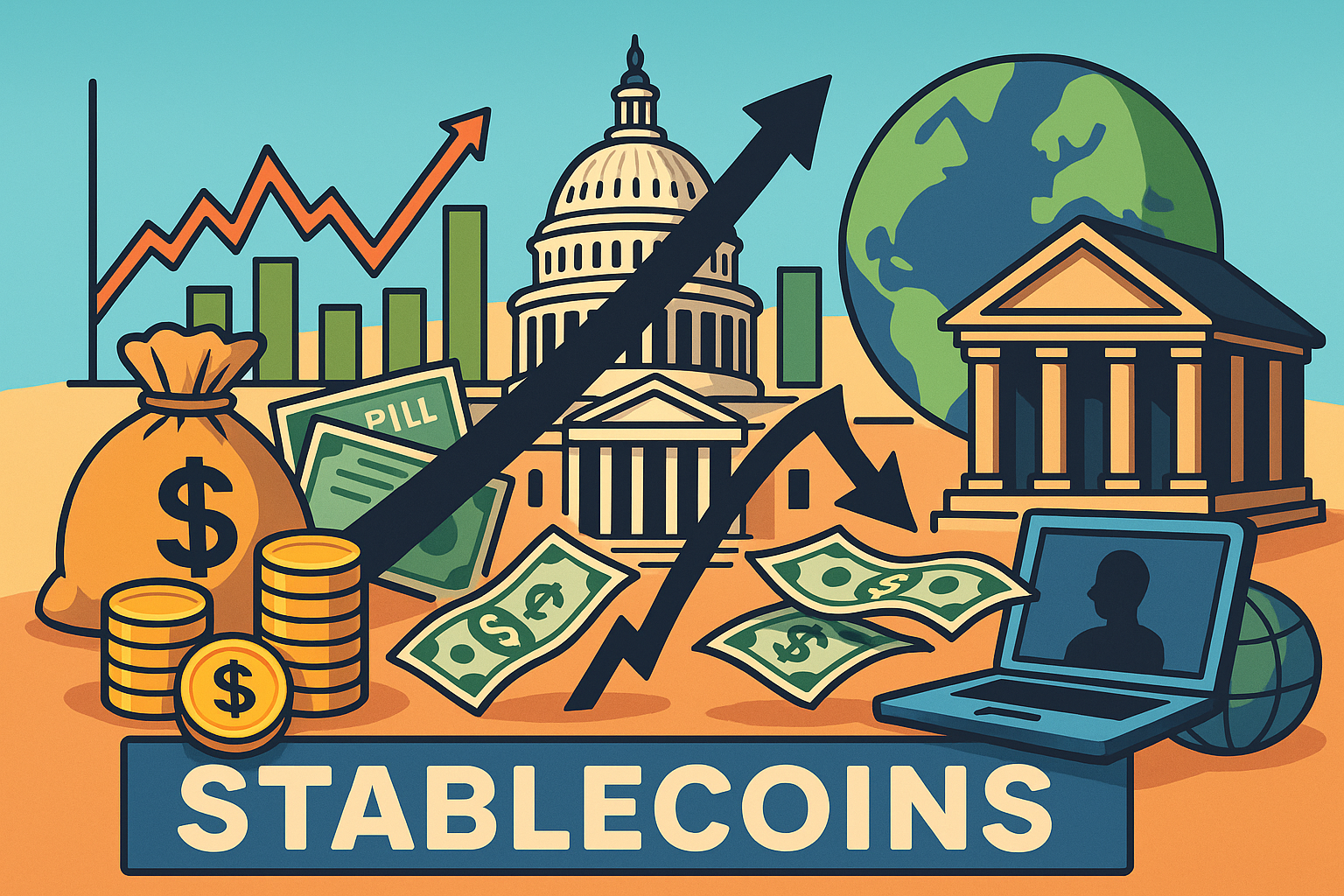Stablecoins rapport Apollo: Tussen groei & risico’s - Impact op financiële markten