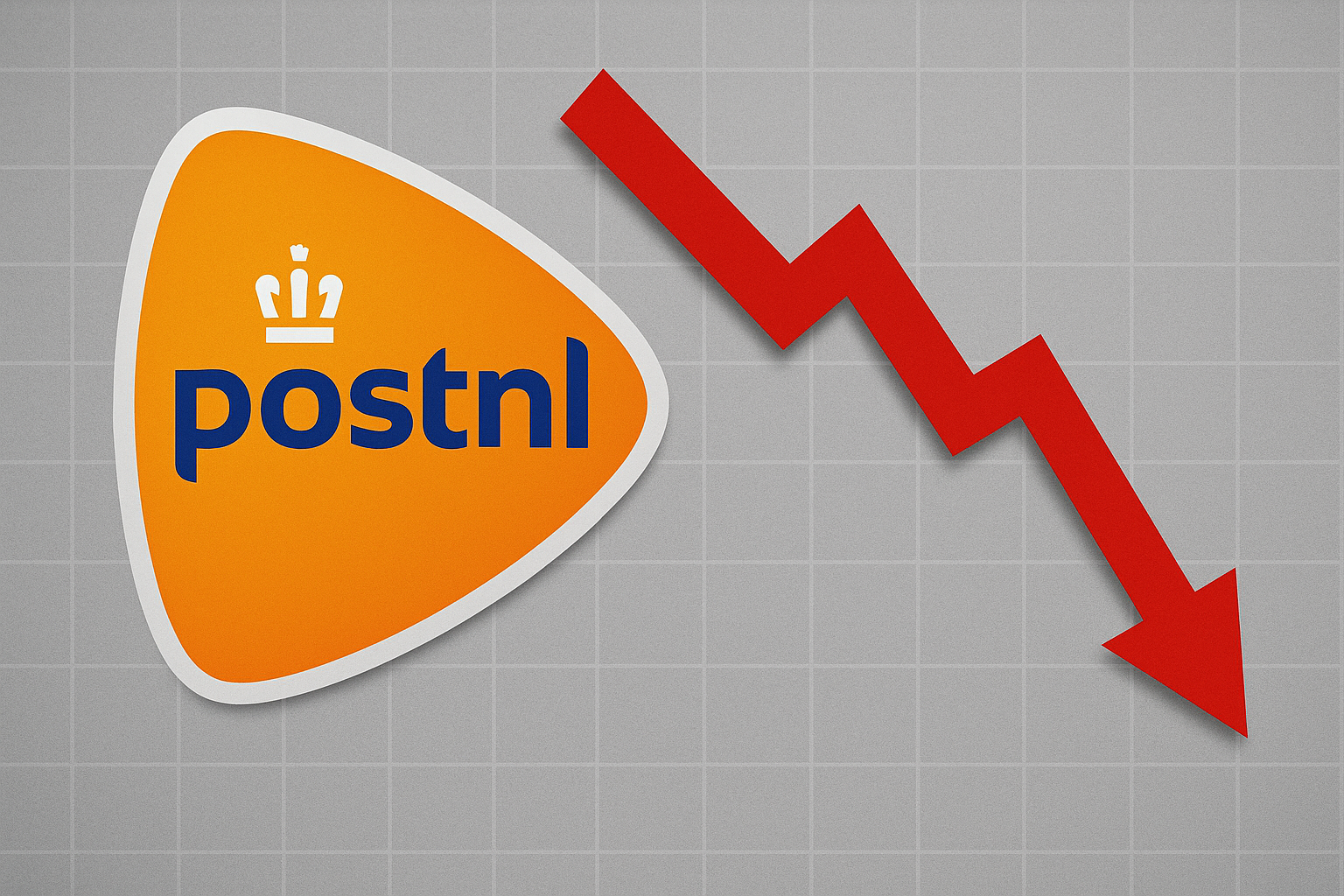 PostNL knalt met 7% naar beneden: Wegblijven uit aandeel - Blijft in dalende trend