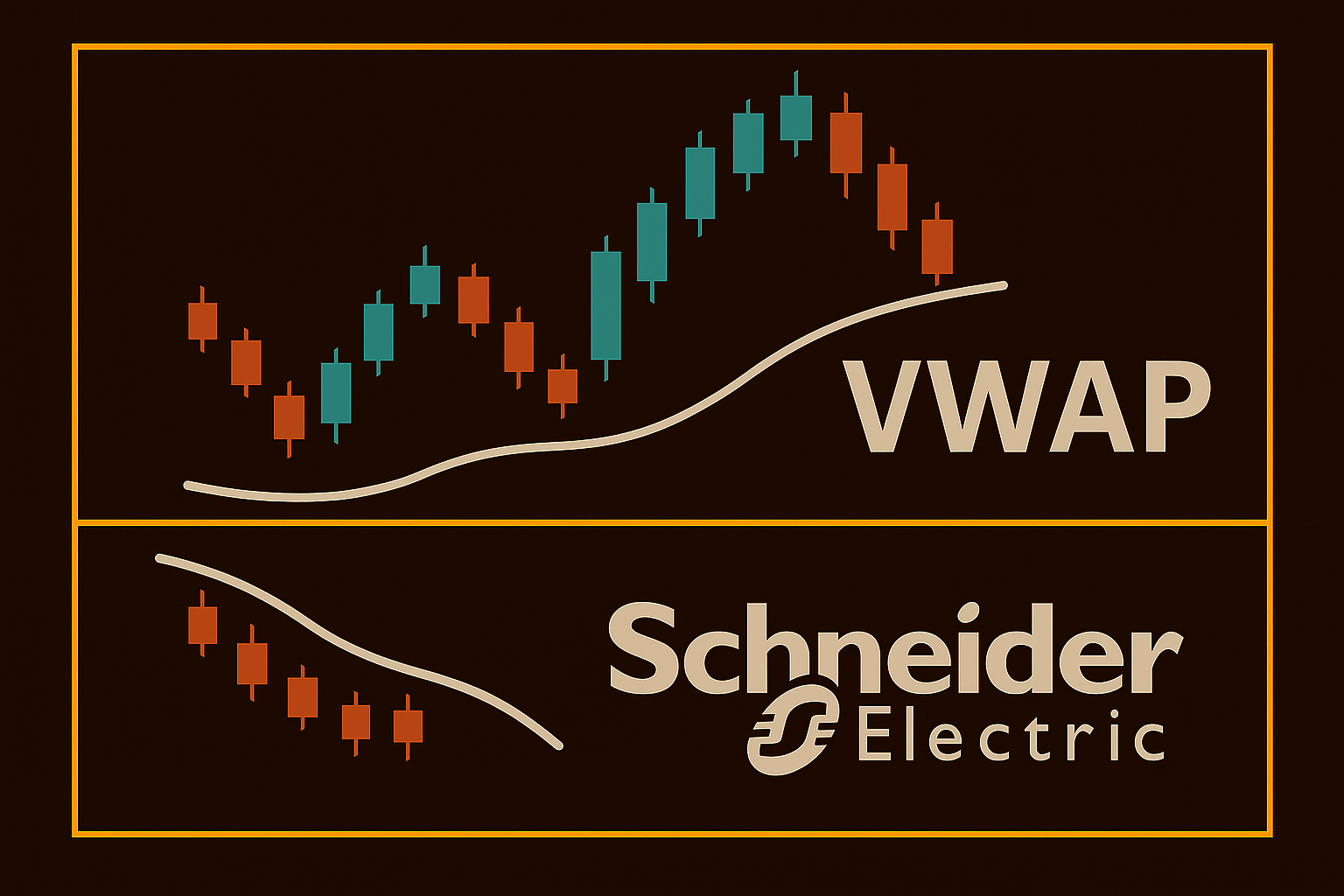 ✖️ Scnheider en de VWAP: Lange trend up - Maar korte termijn minder duidelijk