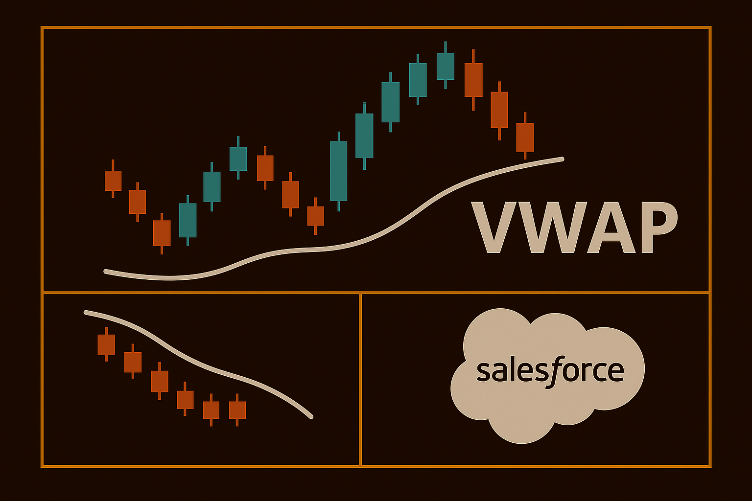 ✖️ Salesforce en de VWAP: Opvallend technisch patroon zien