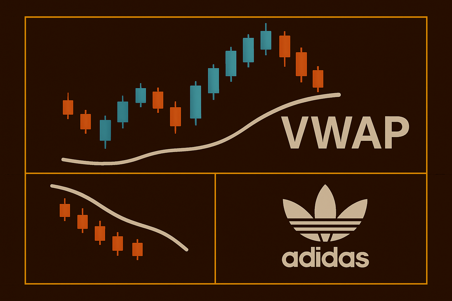 ✖️ Adidas en de VWAP: Op cruciaal kruispunt - Doorbraak betekent stevige rally