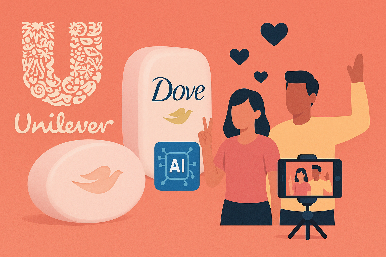 Unilever: Hoe het bedrijf AI gebruikt om Dove zeep viral te maken
