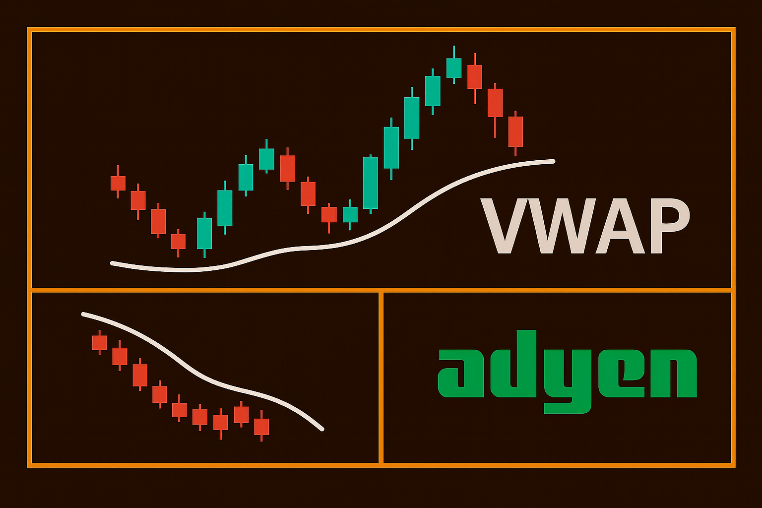 ✖️ Adyen en de VWAP: Wat zijn de koop niveaus na crash aandeel - De chart