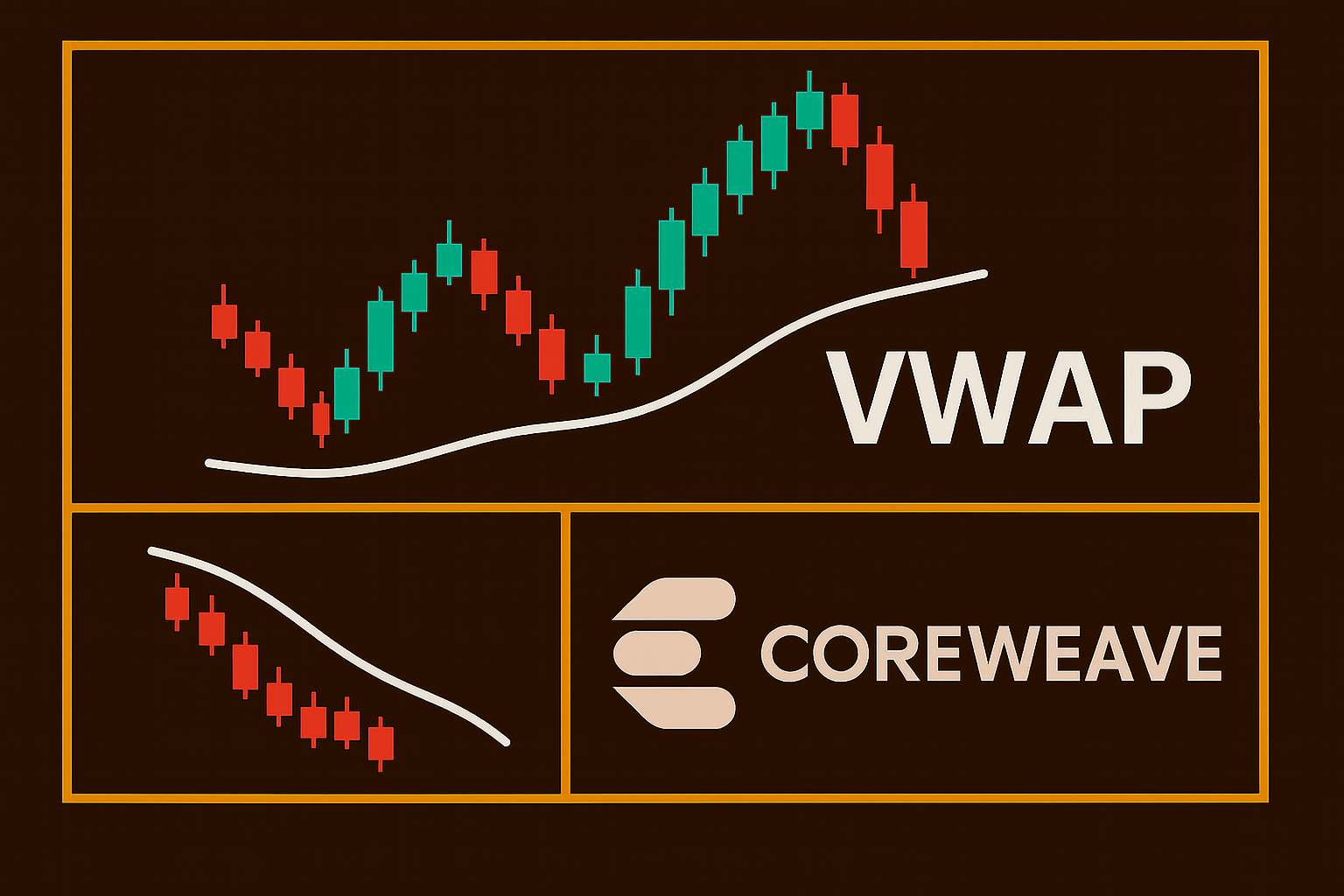 ✖️ CoreWeave en de VWAP: Weer lager met eindigen lock-up - Test eerste support