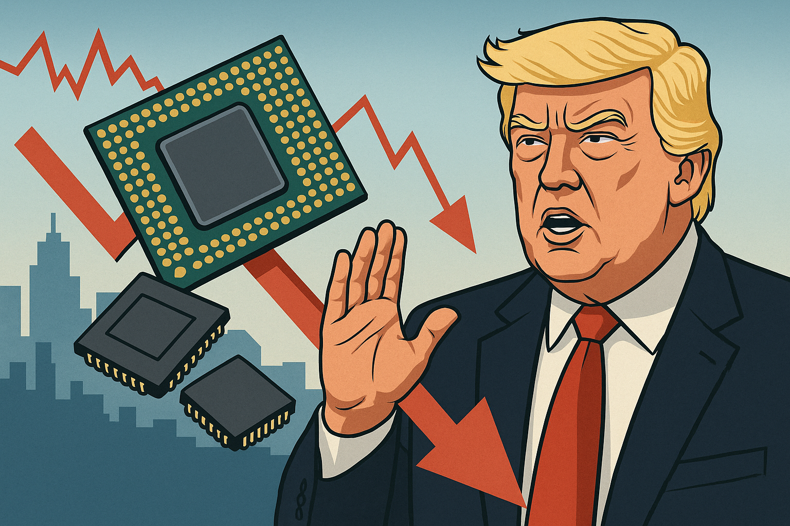 Tarieven: Trump dreigt met niveaus tot 300% op chips -  impact waarschijnlijk beperkt