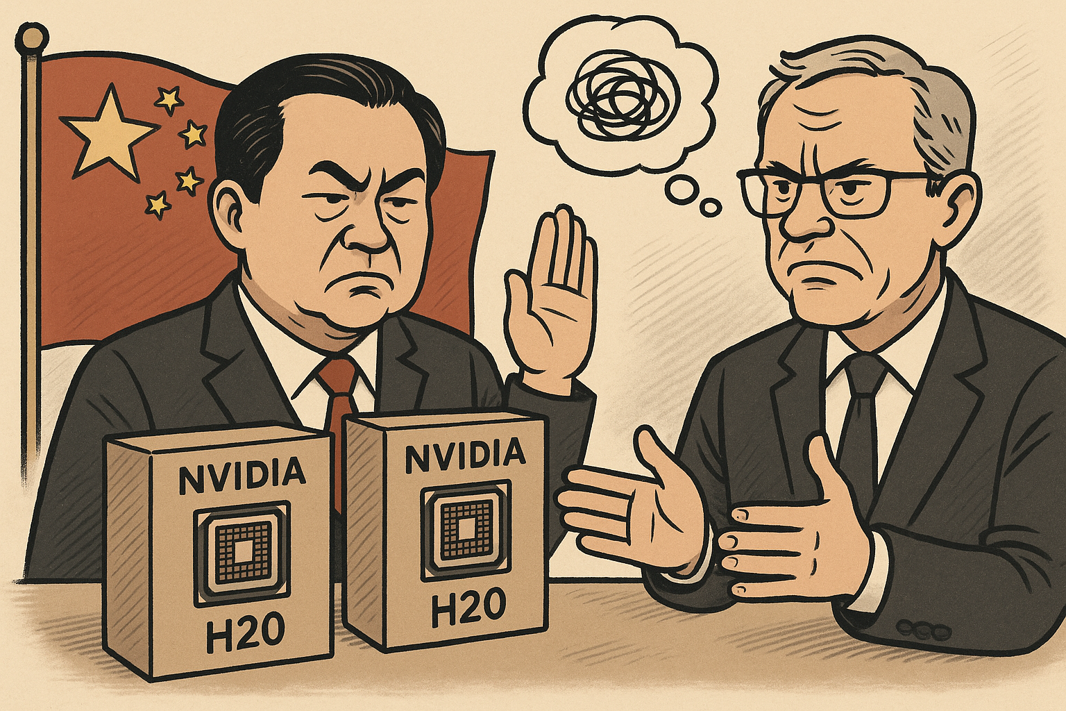 NVIDIA: China reageert scherp op opmerkingen Lutnick - Beperkingen H20 aankopen