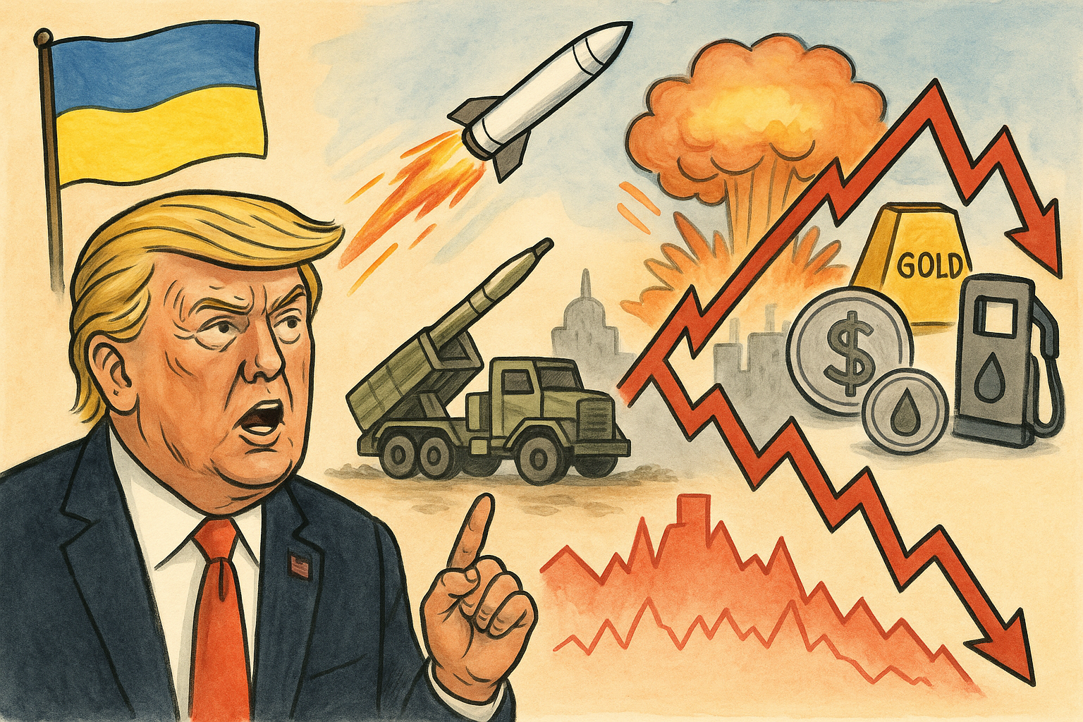 🔥 Markten: Trump hint op offensieve steun Oekraïne: risico escalatie en gevolg