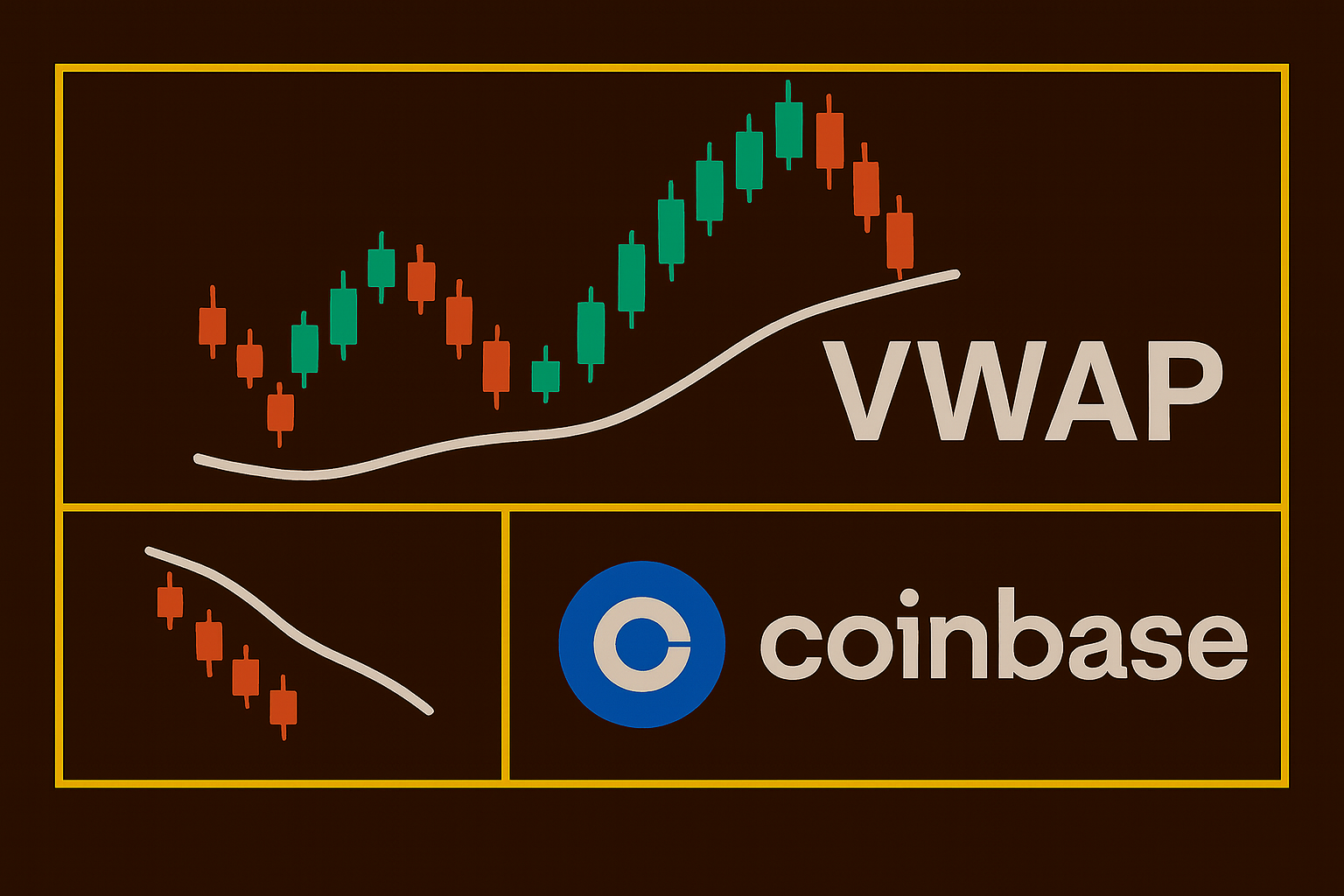 ✖️ Coinbase en de VWAP: Wat zegt de chart na de sterke daling
