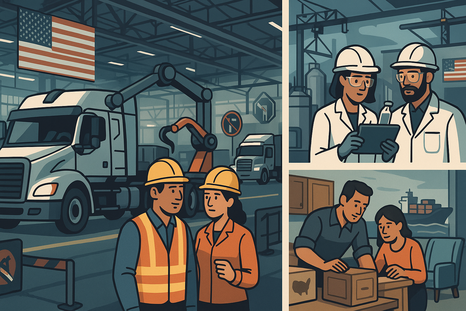 Tarieven: Nieuwe heffingen op trucks & farmacie & keukenkasten - Gevolgen