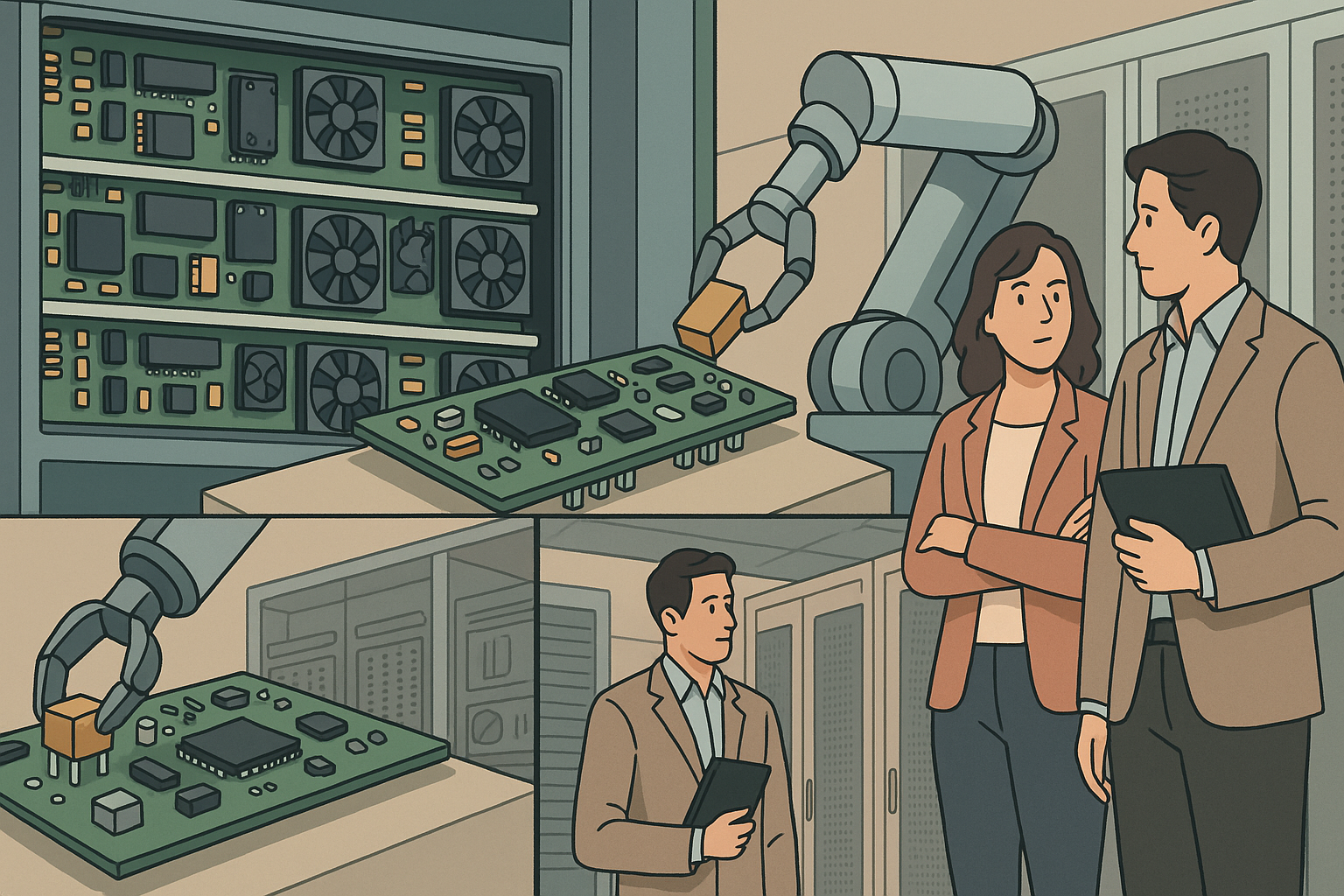 🌀 AI-servers: Knelpunt van passieve componenten - Een aantal aandelen