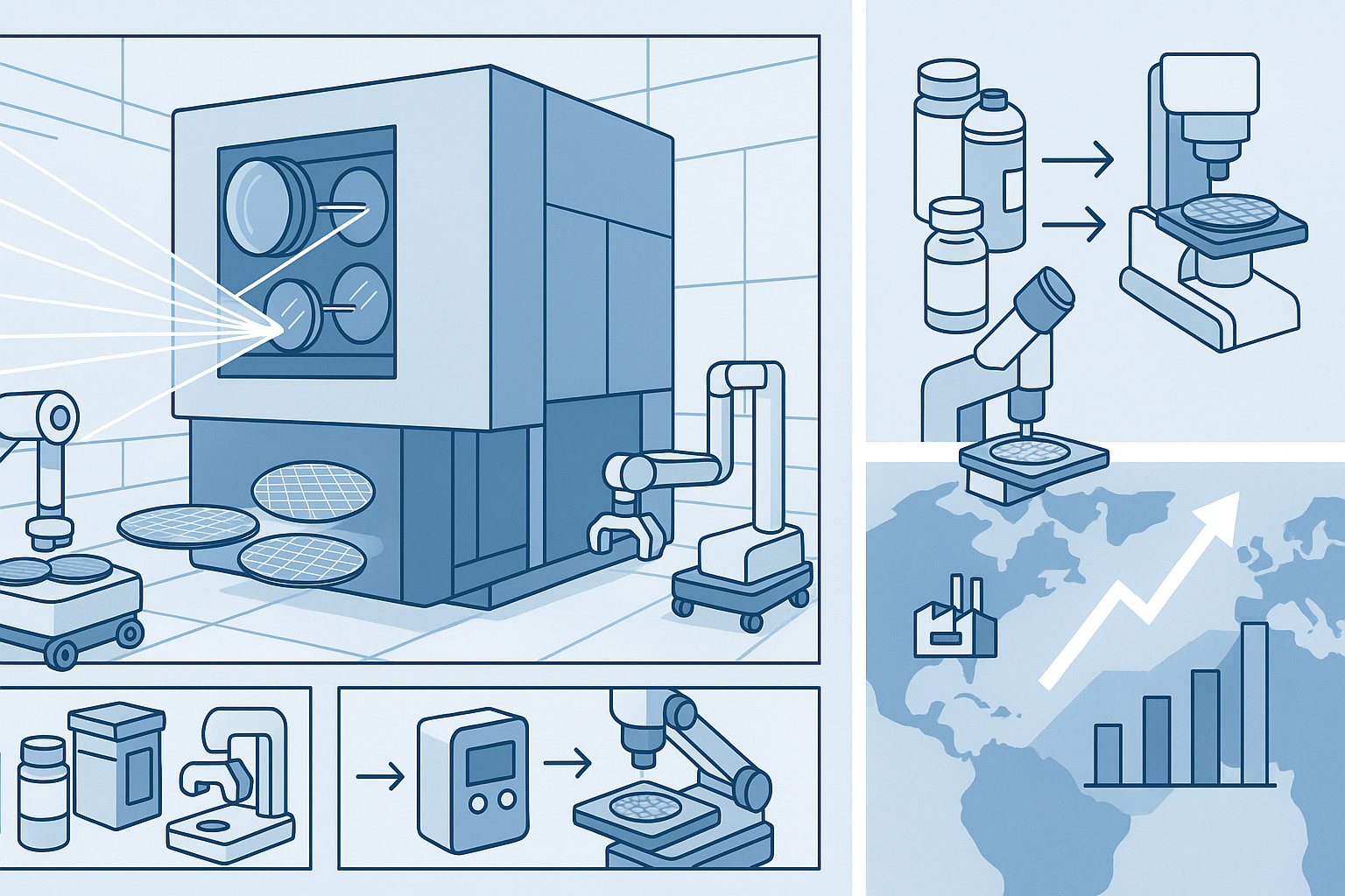 Chips: ASML en de bedrijven die profiteren van de groeicyclus
