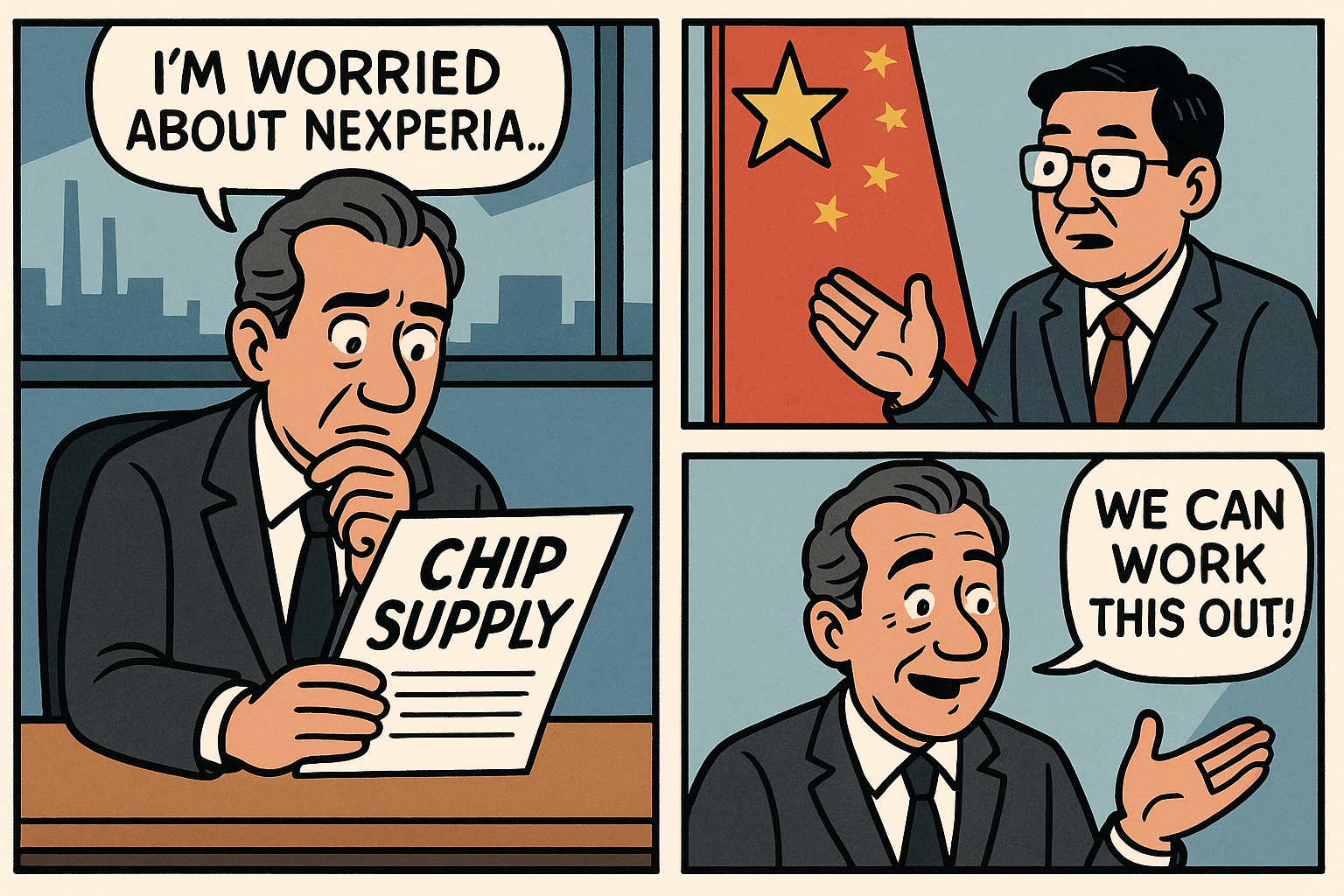 🚗 Mercedes: Waakzaam over Nexperia: De gevolgen