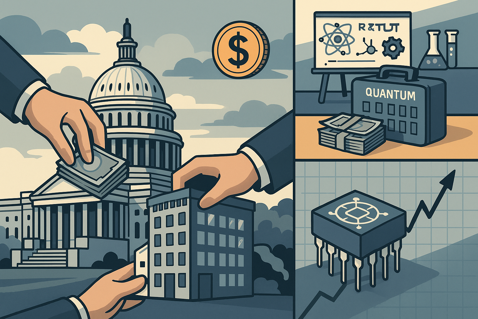 IonQ: Amerikaanse overheid wil belang nemen in quantum bedrijven