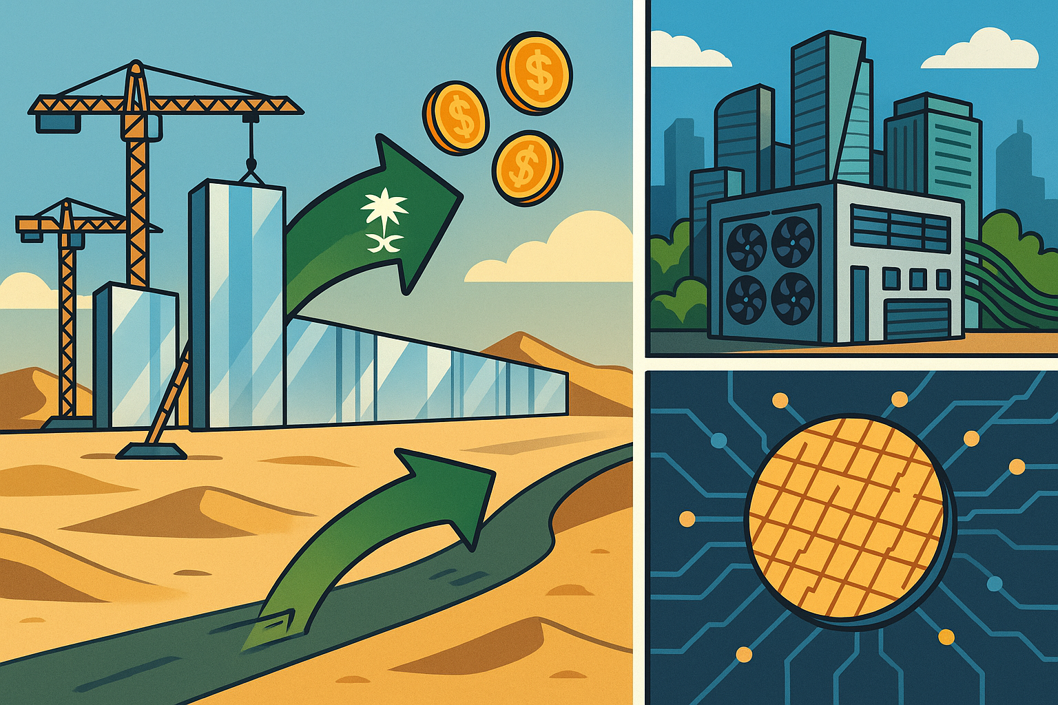 Saudi-Arabië: Miljarden verschuiven van Neom naar AI-investeringen