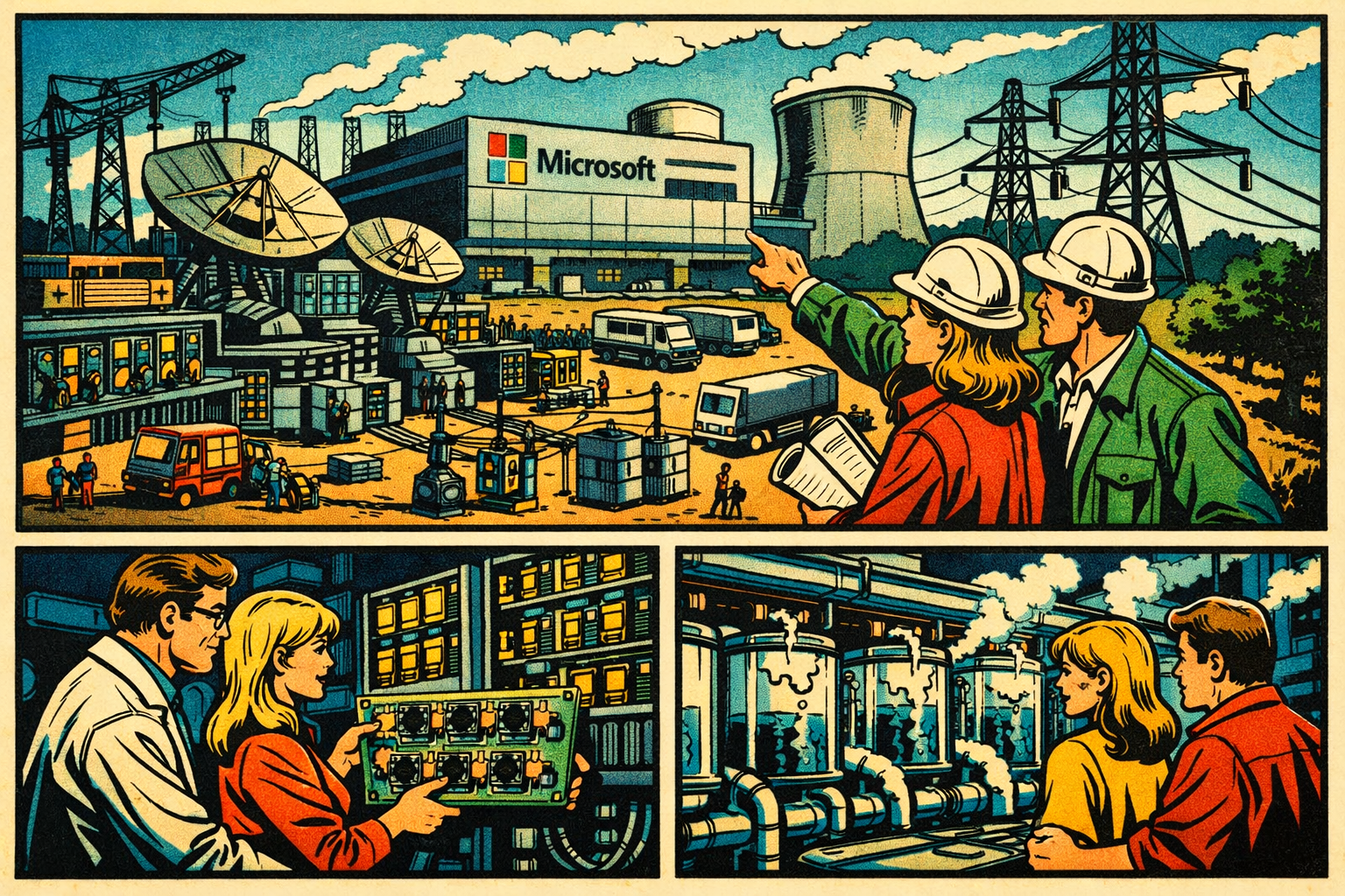 Microsoft: vijftien nieuwe datacenters - De AI-toeleveringsketen - Vertiv