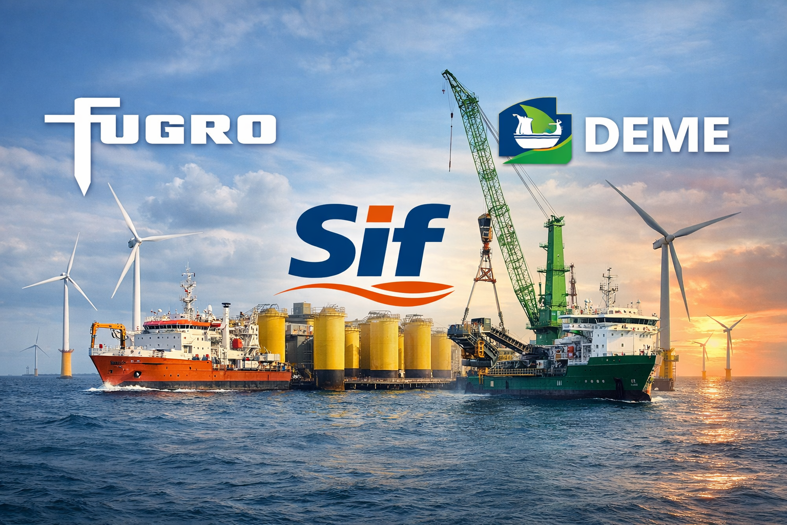 Fugro - SIF - DEME: North Sea Wind Pact is nieuwe impuls offshore wind