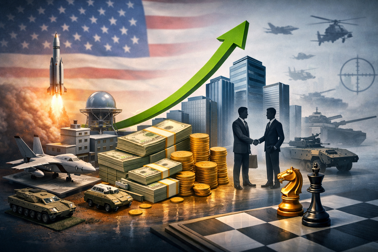 Amerikaanse defensieaandelen: kleinere spelers kunnen stijgen door overnamefantasie