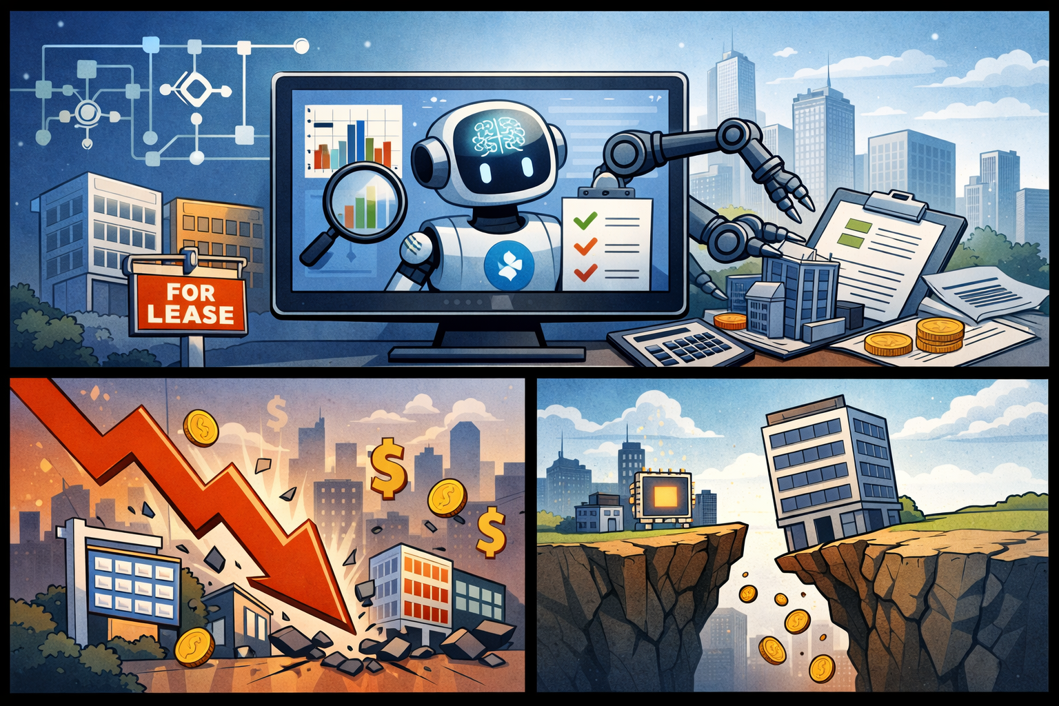 CBRE en Cushman & Wakefield: AI-vrees zet druk op vastgoeddienstverleners