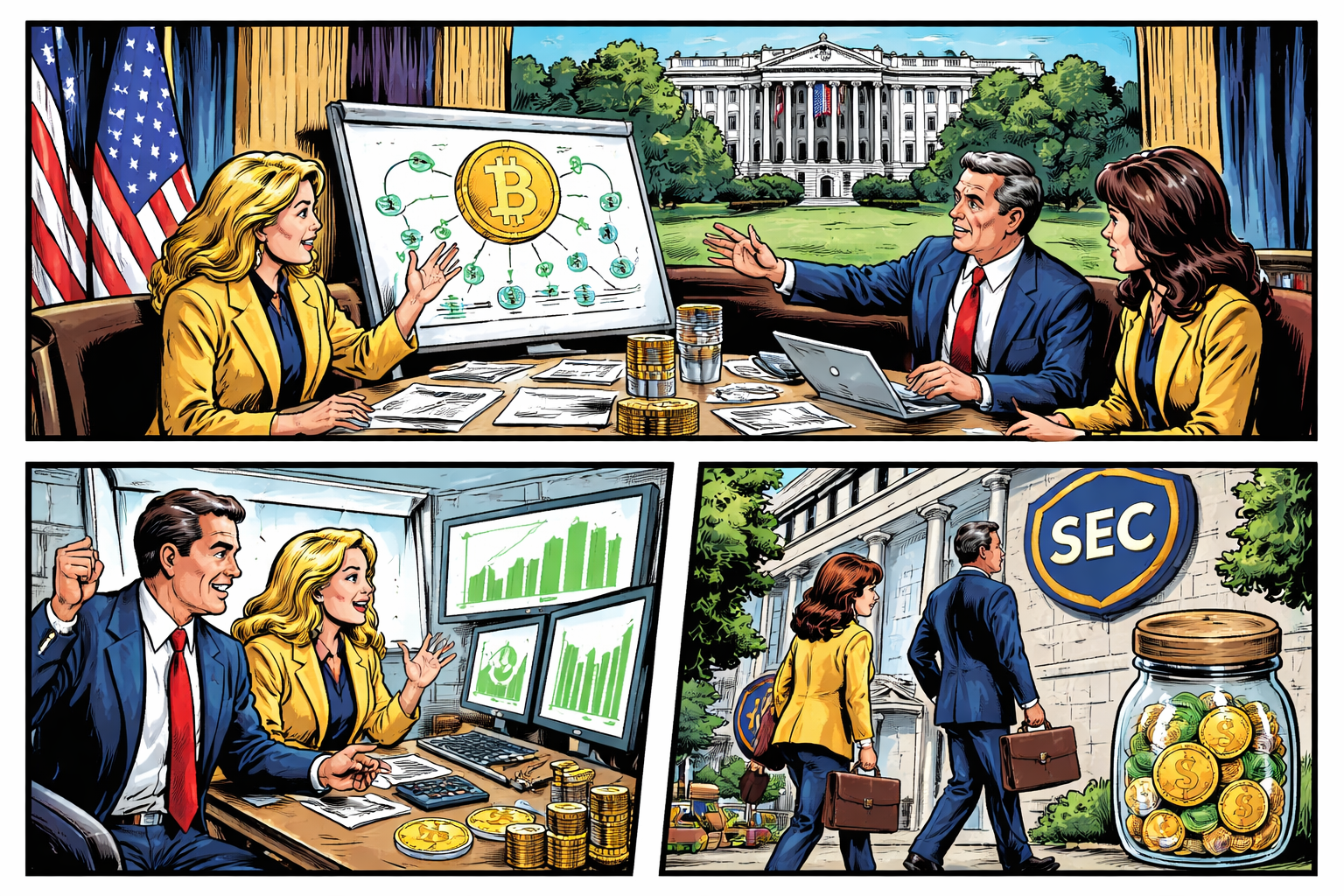 Stablecoin-beleid en WH meeting: Erkenning door beleidsregie