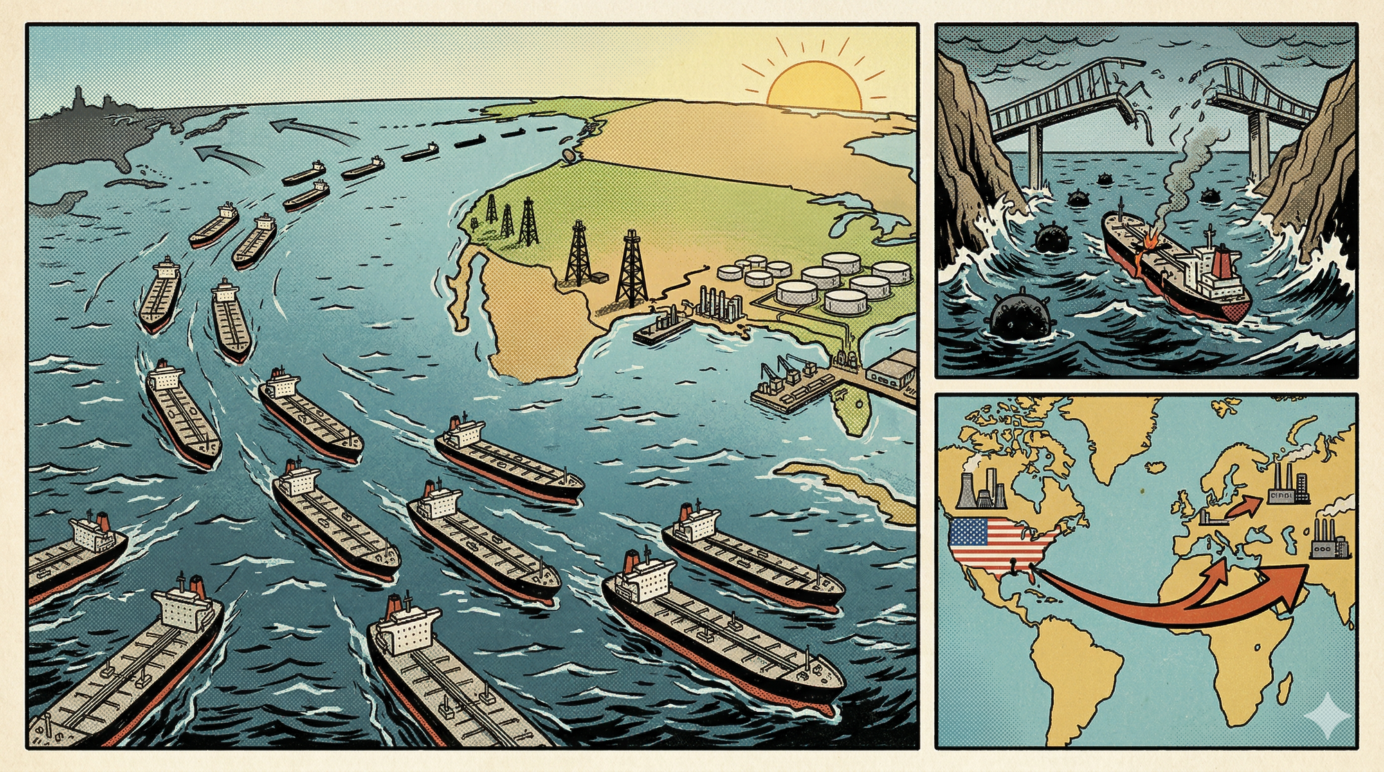 🛢️ Olie: Armada van VLCC’s richting de VS - energiestromen verschuiven zichtbaar